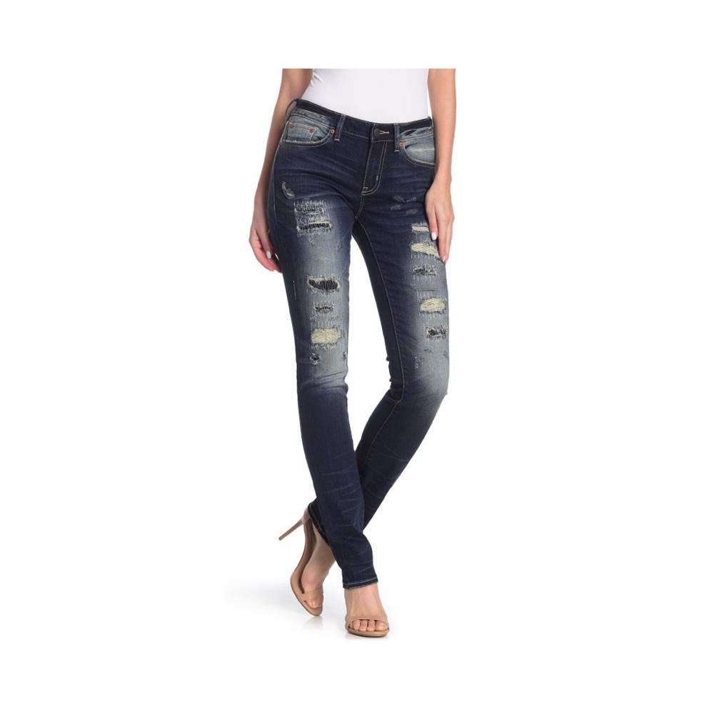 Rock revival distressed Jeans